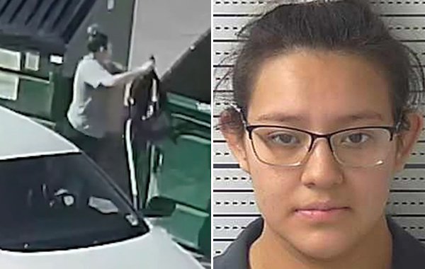 New Mexico teen mom throws newborn in dumpster in shocking video ...